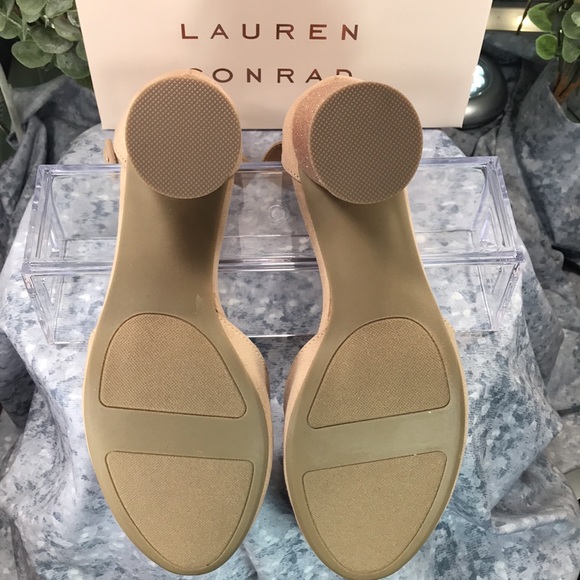 LC Lauren Conrad Hydrangea Gold 3.5” Glitter Heels Women’s Sizes 8M 9M ✨NIB✨ - Picture 7 of 14